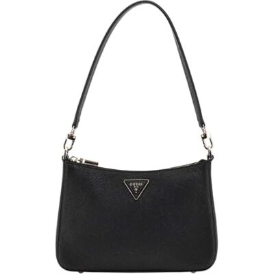 Guess Eco Gloriana Girlfriend Satchel Bag Black - Publicité Guess Eco Gloriana Girlfriend Satchel Bag Black - Publicité