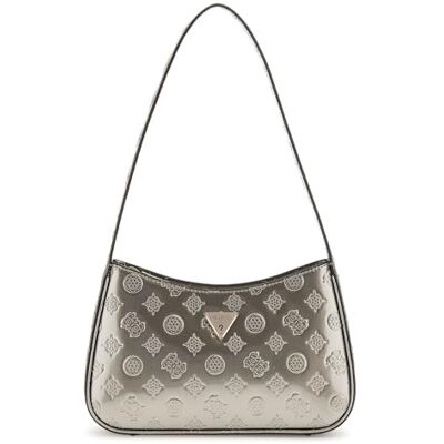 Guess Arnela Top Zip Shoulder Bag, Sac à bandoulière Femme, Logo en étain, Taille Unique - Publicité Guess Arnela Top Zip Shoulder Bag, Sac à bandoulière Femme, Logo en étain, Taille Unique - Publicité