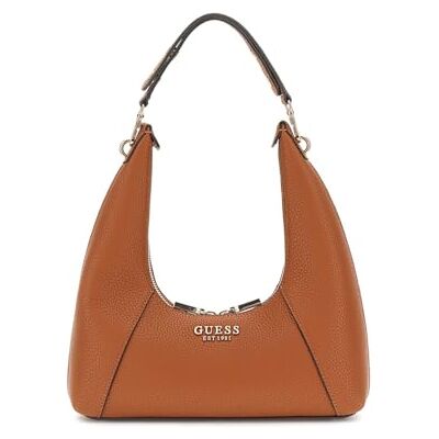 Guess Sac à bandoulière Calista avec fermeture éclair pour femme, caramel, taille unique - Publicité Guess Sac à bandoulière Calista avec fermeture éclair pour femme, caramel, taille unique - Publicité