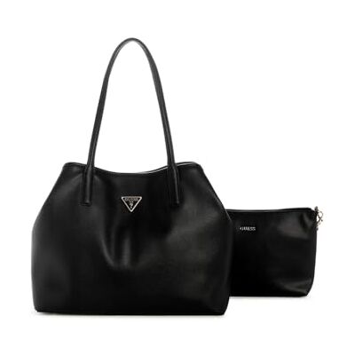 Guess sac shopper Victtoria 2 in 1 Tote Black noir - Publicité Guess sac shopper Victtoria 2 in 1 Tote Black noir - Publicité