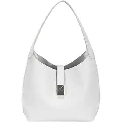 David Jones Sac porte épaule femme, similicuir doux, 3 compartiments, double anse, bandoulière longue ajustable (Cloud Celadon) - Publicité David Jones Sac porte épaule femme, similicuir doux, 3 compartiments, double anse, bandoulière longue ajustable (Cloud Celadon) - Publicité