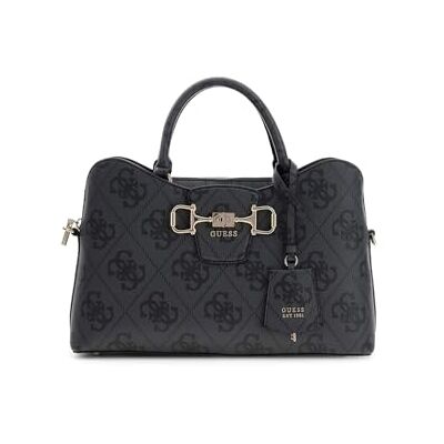 Guess sac à épaule bandoulière sac à main Janie Logo Girlfriend Satchel Coal Logo gris foncé - Publicité Guess sac à épaule bandoulière sac à main Janie Logo Girlfriend Satchel Coal Logo gris foncé - Publicité