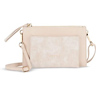Expatrié Sac Epaule Femme Isabelle Pochette Elégante et Sac à Main Croisé avec Bandoulière Amovible Petit Sac à Main Plat pour Mariage et Fête - Publicité Expatrié Sac Epaule Femme Isabelle Pochette Elégante et Sac à Main Croisé avec Bandoulière Amovible Petit Sac à Main Plat pour Mariage et Fête - Publicité