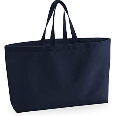 Westford Mill® W696 Sac Fourre-Tout en Toile Oversize French Navy - Publicité Westford Mill® W696 Sac Fourre-Tout en Toile Oversize French Navy - Publicité