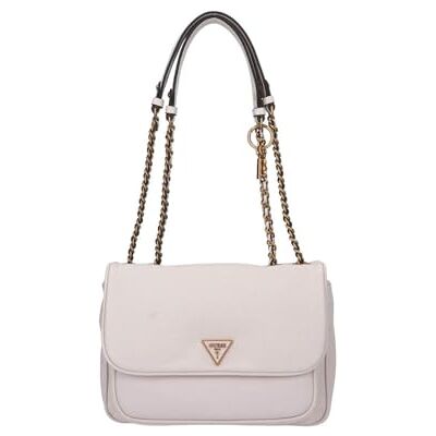 Guess Becci Convertible Crossbody Flap, Sac à bandoulière Femme, Seashell, Einheitsgröße - Publicité Guess Becci Convertible Crossbody Flap, Sac à bandoulière Femme, Seashell, Einheitsgröße - Publicité