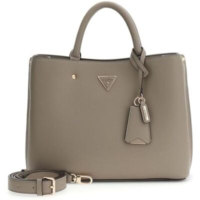 Guess sac à épaule Meridian II Girlfriend Satchel Dark Taupe - Publicité Guess sac à épaule Meridian II Girlfriend Satchel Dark Taupe - Publicité