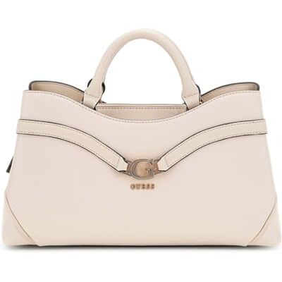 Guess sac à main sac à épaule bandoulière Dea Girlfriend Satchel Cream White écru - Publicité Guess sac à main sac à épaule bandoulière Dea Girlfriend Satchel Cream White écru - Publicité