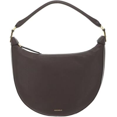 Coccinelle Cuir sac à épaule Sunnie Handbag Grained Leather Coffee marron foncé - Publicité Coccinelle Cuir sac à épaule Sunnie Handbag Grained Leather Coffee marron foncé - Publicité