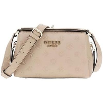 Guess Phoebe Mini Crossbody Bag, Bandoulière Femme, Logo Simply Taupe, Taille Unique - Publicité Guess Phoebe Mini Crossbody Bag, Bandoulière Femme, Logo Simply Taupe, Taille Unique - Publicité