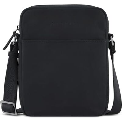 bugatti Luca petit sac à bandoulière en cuir véritable, sac cross-body en noir - Publicité bugatti Luca petit sac à bandoulière en cuir véritable, sac cross-body en noir - Publicité