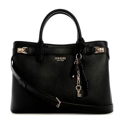 Guess Femme Gregoria Large Girlfriend Satchel Sac à Main, Noir, Taille Unique - Publicité Guess Femme Gregoria Large Girlfriend Satchel Sac à Main, Noir, Taille Unique - Publicité