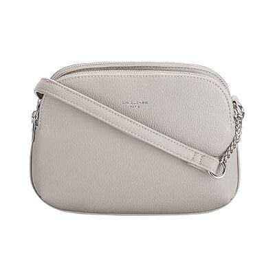 David Jones Paris Pochette porté travers Femme Sac Bandoulière Similicuir 3 compartiments Taille Moyenne Ville Voyage Sortie weekend Elégant Chic Tendance Mode (GREY) - Publicité David Jones Paris Pochette porté travers Femme Sac Bandoulière Similicuir 3 compartiments Taille Moyenne Ville Voyage Sortie weekend Elégant Chic Tendance Mode (GREY) - Publicité
