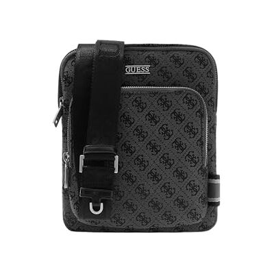 Guess sac à épaule bandoulière Boston Crossbody Flat Black gris foncé - Publicité Guess sac à épaule bandoulière Boston Crossbody Flat Black gris foncé - Publicité