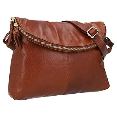 Gusti Leder Gusti Sac cuir femme Gardenia Sac à bandoulière Sac à main Vintage Cuir marron - Publicité Gusti Leder Gusti Sac cuir femme Gardenia Sac à bandoulière Sac à main Vintage Cuir marron - Publicité
