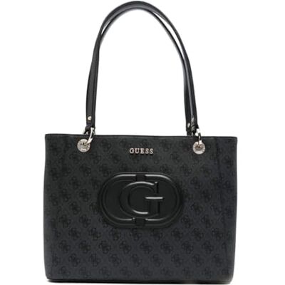 Guess Eco Mietta Noel Tote Coal Logo/Black - Publicité Guess Eco Mietta Noel Tote Coal Logo/Black - Publicité