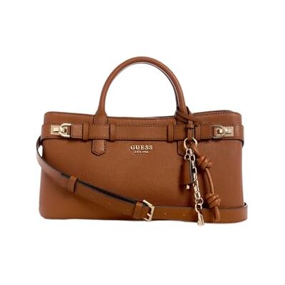 Guess sac à main sac à épaule bandoulière Gregoria Girlfriend Satchel Cognac brun - Publicité Guess sac à main sac à épaule bandoulière Gregoria Girlfriend Satchel Cognac brun - Publicité