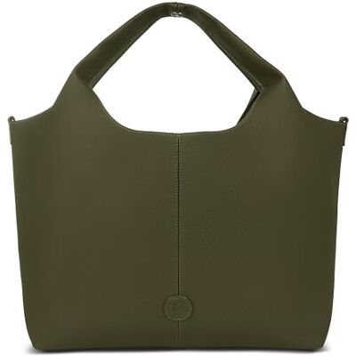 bugatti Zoe Shopper grand pour femme, sac bag-in-bag spacieux en similicuir olive - Publicité bugatti Zoe Shopper grand pour femme, sac bag-in-bag spacieux en similicuir olive - Publicité