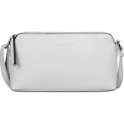 bugatti Mare 3.0 Sac à bandoulière pour femme en similicuir, petite pochette avec bandoulière, blanc - Publicité bugatti Mare 3.0 Sac à bandoulière pour femme en similicuir, petite pochette avec bandoulière, blanc - Publicité