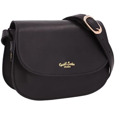 Gusti Leder Gusti Kayla Sac à bandoulière en cuir Noir - Publicité Gusti Leder Gusti Kayla Sac à bandoulière en cuir Noir - Publicité