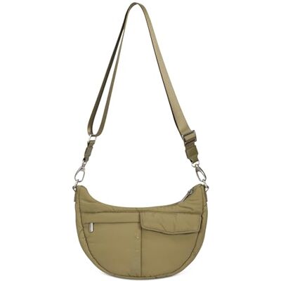 Expatrié Sac Bandoulière Femme Vivy Crescent Crossbody Bag Sac Banane Tissu en Nylon Sac a Main Tendance pour Voyage, Shopping, Quotidiens Petit Sacoche Demi Lune Imperméable - Publicité Expatrié Sac Bandoulière Femme Vivy Crescent Crossbody Bag Sac Banane Tissu en Nylon Sac a Main Tendance pour Voyage, Shopping, Quotidiens Petit Sacoche Demi Lune Imperméable - Publicité