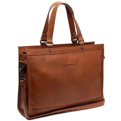 The Chesterfield Brand Sacoche Ordinateur en Cuir Cognac Manly - Publicité The Chesterfield Brand Sacoche Ordinateur en Cuir Cognac Manly - Publicité