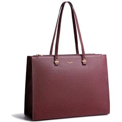 David Jones Sac à Main Cabas Fourre-Tout Femme Grande Taille XL Sac Porté Epaule Cours Lycée Travail Business Format A4 Sac Simili Cuir Shopper Anse Longue Sacoche Ordinateur Rouge Bordeaux - Publicité David Jones Sac à Main Cabas Fourre-Tout Femme Grande Taille XL Sac Porté Epaule Cours Lycée Travail Business Format A4 Sac Simili Cuir Shopper Anse Longue Sacoche Ordinateur Rouge Bordeaux - Publicité