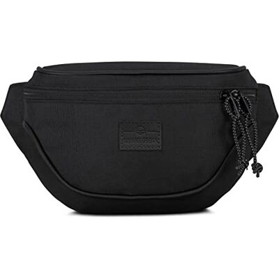 JOHNNY URBAN Sac Banane Femme & Homme Noir Ben Sac Ville pour Festivals, Sports & Voyage Sacoche Ceinture Tendance Porté Croisé Petit Sac Imperméable - Publicité JOHNNY URBAN Sac Banane Femme & Homme Noir Ben Sac Ville pour Festivals, Sports & Voyage Sacoche Ceinture Tendance Porté Croisé Petit Sac Imperméable - Publicité