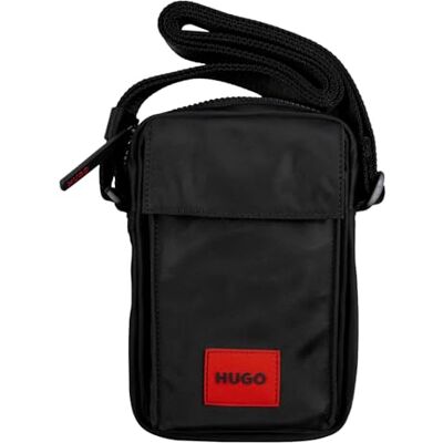 HUGO Ethon 2.0N V Crossbody, Reporter_Avec_Zip Homme, Black, One Size - Publicité HUGO Ethon 2.0N V Crossbody, Reporter_Avec_Zip Homme, Black, One Size - Publicité