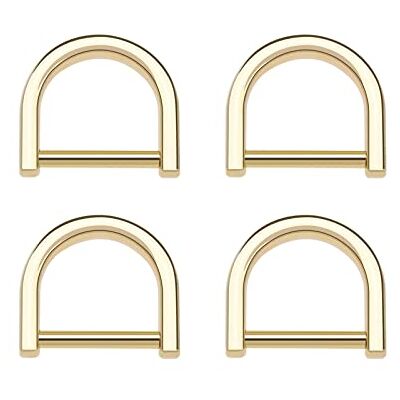 EMSea 4pcs Anneaux en D Vis Minuscules Anneau Manille Forme de Fer à Cheval Remplacement pour Bricolage Artisanat Maroquinerie Accessoires Porte-clés Sac à Main Réparation - Publicité EMSea 4pcs Anneaux en D Vis Minuscules Anneau Manille Forme de Fer à Cheval Remplacement pour Bricolage Artisanat Maroquinerie Accessoires Porte-clés Sac à Main Réparation - Publicité