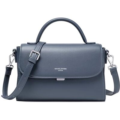 David Jones Sac Bandoulière Femme Sac à Main Rabat Simili Cuir PU Porté Epaule Besace Forme Cartable Taille Moyenne Sac de Ville Tendance Shopping Elégant Mode Bleu - Publicité David Jones Sac Bandoulière Femme Sac à Main Rabat Simili Cuir PU Porté Epaule Besace Forme Cartable Taille Moyenne Sac de Ville Tendance Shopping Elégant Mode Bleu - Publicité