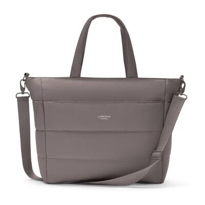 LARKSON Puffer Tote Bag Femmes Alma Sac Fourre-tout Puffy avec de Multiples Compartiments, Sac à Bandoulière, Shopper avec Fermeture Éclair, Hydrofuge - Publicité LARKSON Puffer Tote Bag Femmes Alma Sac Fourre-tout Puffy avec de Multiples Compartiments, Sac à Bandoulière, Shopper avec Fermeture Éclair, Hydrofuge - Publicité