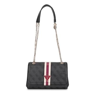 Guess Noelle Sac à main convertible à rabat pour femme, Logo anthracite, One Size, Noelle Sac à bandoulière convertible à rabat - Publicité Guess Noelle Sac à main convertible à rabat pour femme, Logo anthracite, One Size, Noelle Sac à bandoulière convertible à rabat - Publicité