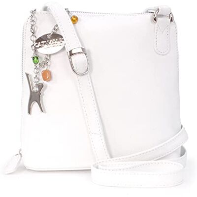 Tigi Collection Handbags Sac Bandoulière Femme Cuir Sac à Main Moyen Avec Bandoulière Réglable Crossbody Bag Blanc - Publicité Tigi Collection Handbags Sac Bandoulière Femme Cuir Sac à Main Moyen Avec Bandoulière Réglable Crossbody Bag Blanc - Publicité