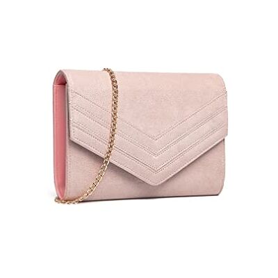 Miss Lulu Femme Pochette et Clutches Sac à Main avec Bandoulière de Chaîne Damen Crossbody bag pour Cérémonie Mariage - Publicité Miss Lulu Femme Pochette et Clutches Sac à Main avec Bandoulière de Chaîne Damen Crossbody bag pour Cérémonie Mariage - Publicité