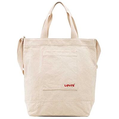 Levis Icon Tote, Bags Unisex, Ecru, Taille Unique - Publicité Levis Icon Tote, Bags Unisex, Ecru, Taille Unique - Publicité
