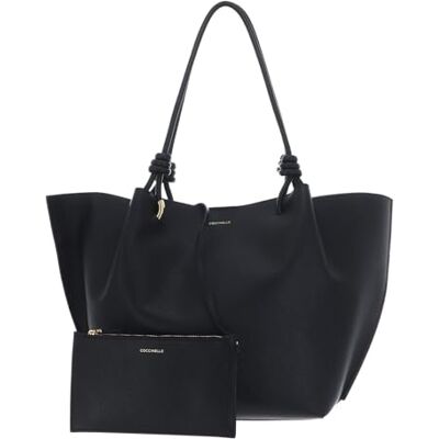 Coccinelle Cuir sac à épaule sac d’accessoires Finn Handbag Grained Leather Noir - Publicité Coccinelle Cuir sac à épaule sac d’accessoires Finn Handbag Grained Leather Noir - Publicité
