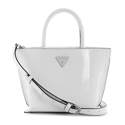 Guess sac à main sac à épaule bandoulière Arnela Mini Tote White blanc - Publicité Guess sac à main sac à épaule bandoulière Arnela Mini Tote White blanc - Publicité