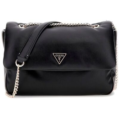 Guess sac à épaule bandoulière Sunetra Convertible Crossbody Flap Black noir - Publicité Guess sac à épaule bandoulière Sunetra Convertible Crossbody Flap Black noir - Publicité