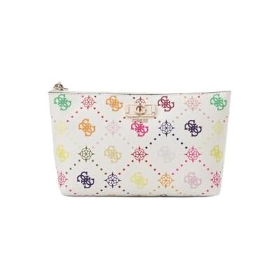 Guess Pochette Emelie Multi, Multi Logo, M - Publicité Guess Pochette Emelie Multi, Multi Logo, M - Publicité