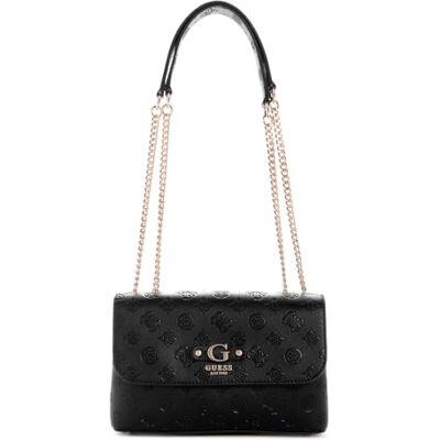 Guess Femme Dita Convertible Crossbody Flap Sac à bandoulière, Logo Noir, Taille Unique - Publicité Guess Femme Dita Convertible Crossbody Flap Sac à bandoulière, Logo Noir, Taille Unique - Publicité
