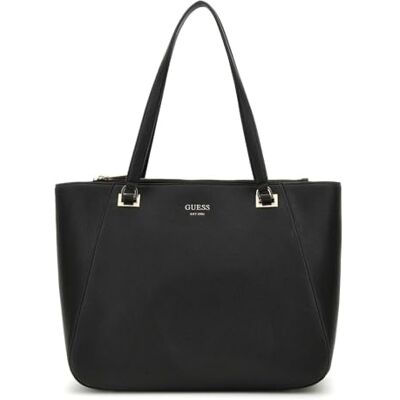 Guess sac à épaule sac shopper pour ordinateur portable Calebra Tote Black noir - Publicité Guess sac à épaule sac shopper pour ordinateur portable Calebra Tote Black noir - Publicité