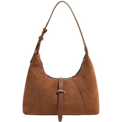 Generic Bag de croix en daim faux en daim sac à main givré à main le sac vintage (marron) - Publicité Generic Bag de croix en daim faux en daim sac à main givré à main le sac vintage (marron) - Publicité