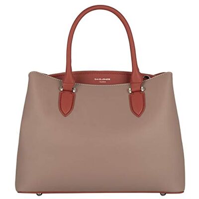 David Jones Sac à Main Femme Elégant Cabas Fourre-Tout Cuir PU Porté Epaule Bandoulière Tote Shopper Taille Moyenne 3 Compartiments Plusieurs Poches Mode Ville Travail Tendance Chic Vieux Rose - Publicité David Jones Sac à Main Femme Elégant Cabas Fourre-Tout Cuir PU Porté Epaule Bandoulière Tote Shopper Taille Moyenne 3 Compartiments Plusieurs Poches Mode Ville Travail Tendance Chic Vieux Rose - Publicité