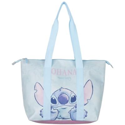Disney Stitch Sac de Plage, Sac de Voyage, Sac à Bandoulière, Sac de Courses Stitch Ohana Design, Cadeau pour Femmes et Adolescents (Bleu) - Publicité Disney Stitch Sac de Plage, Sac de Voyage, Sac à Bandoulière, Sac de Courses Stitch Ohana Design, Cadeau pour Femmes et Adolescents (Bleu) - Publicité
