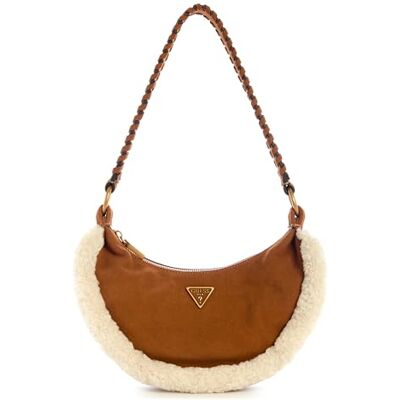 Guess Amita Hobo Sac à bandoulière pour femme Cognac - Publicité Guess Amita Hobo Sac à bandoulière pour femme Cognac - Publicité