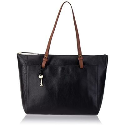 Fossil Sac pour femme Rachel, Eco cuir/Polyurethane Tote noir 35.6 cm L x 10.2 cm P x 33 cm H - Publicité Fossil Sac pour femme Rachel, Eco cuir/Polyurethane Tote noir 35.6 cm L x 10.2 cm P x 33 cm H - Publicité