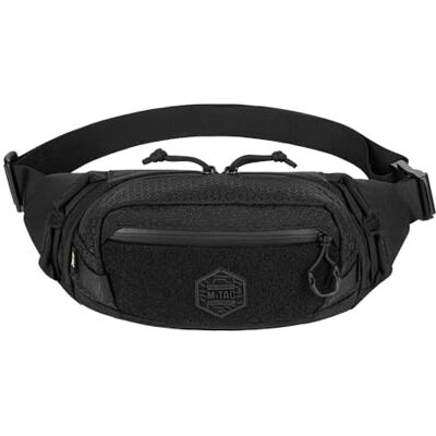 M-Tac Sac tactique de taille rénale Tactique Sac Hex Cordura, noir, Sac banane - Publicité M-Tac Sac tactique de taille rénale Tactique Sac Hex Cordura, noir, Sac banane - Publicité