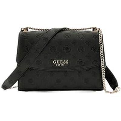 Guess Phoebe Convertible Xbody Flap Bag Black Logo - Publicité Guess Phoebe Convertible Xbody Flap Bag Black Logo - Publicité