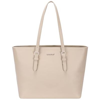 David Jones Sac Cabas Femme Grand Format, Shopper en Simili Cuir PU avec anse longue, Grande Capacité A4, idéal pour Cours, Travail et Shopping (Simply Taupe) - Publicité David Jones Sac Cabas Femme Grand Format, Shopper en Simili Cuir PU avec anse longue, Grande Capacité A4, idéal pour Cours, Travail et Shopping (Simply Taupe) - Publicité