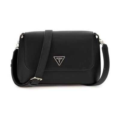 Guess Meridian Flap Crossbody Bag Black - Publicité Guess Meridian Flap Crossbody Bag Black - Publicité